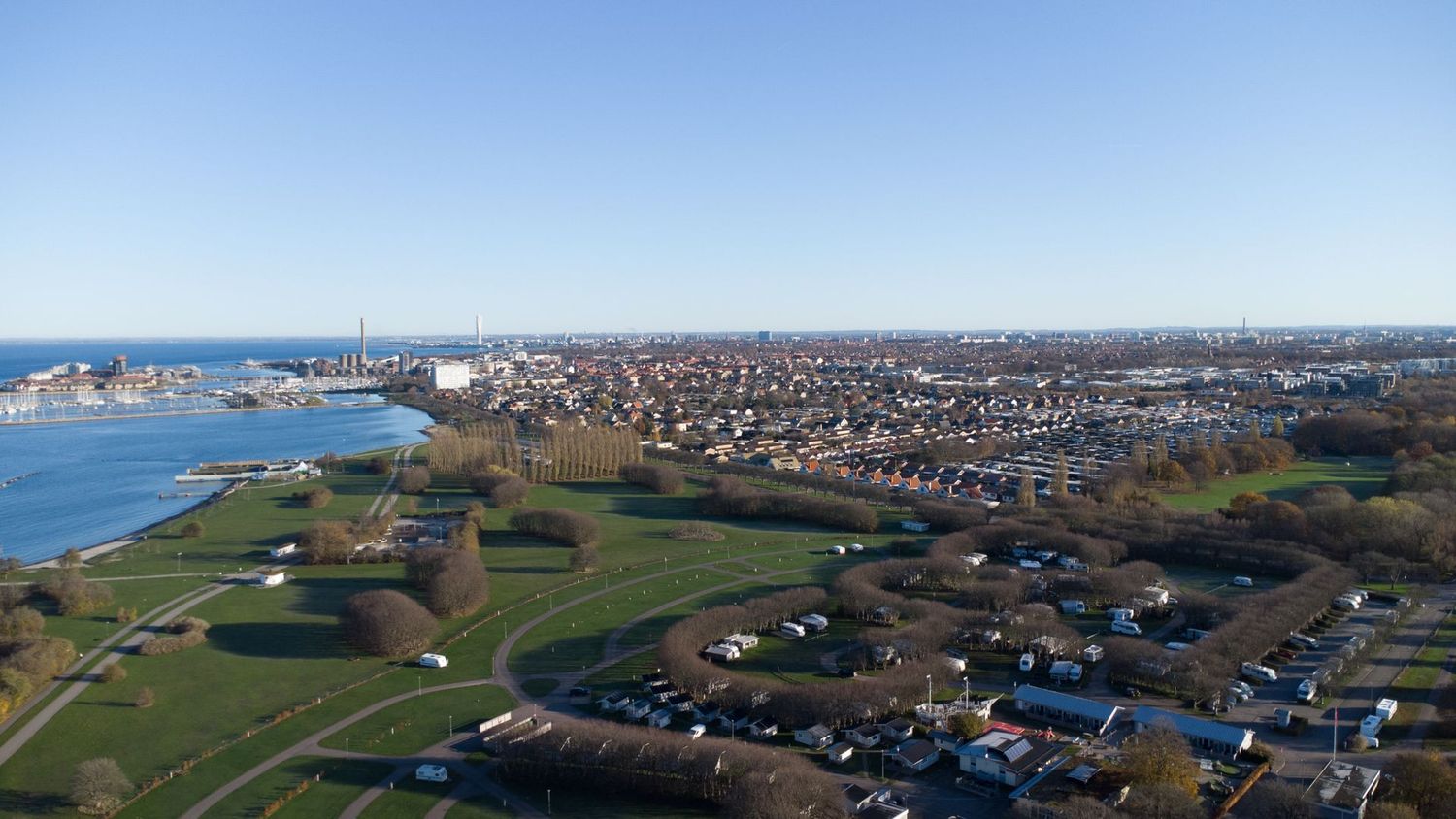 Fototavla Limhamn från luften
