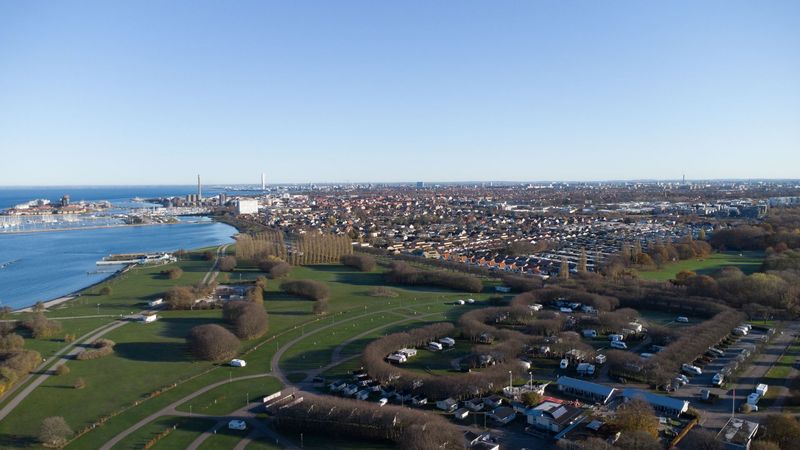 Fototavla Limhamn från luften