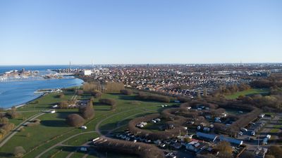 Fototavla Limhamn från luften