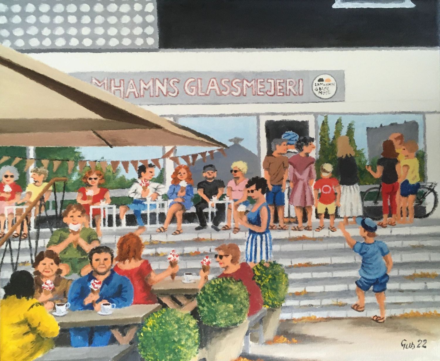 Gamla färjeläget glassmejeriet