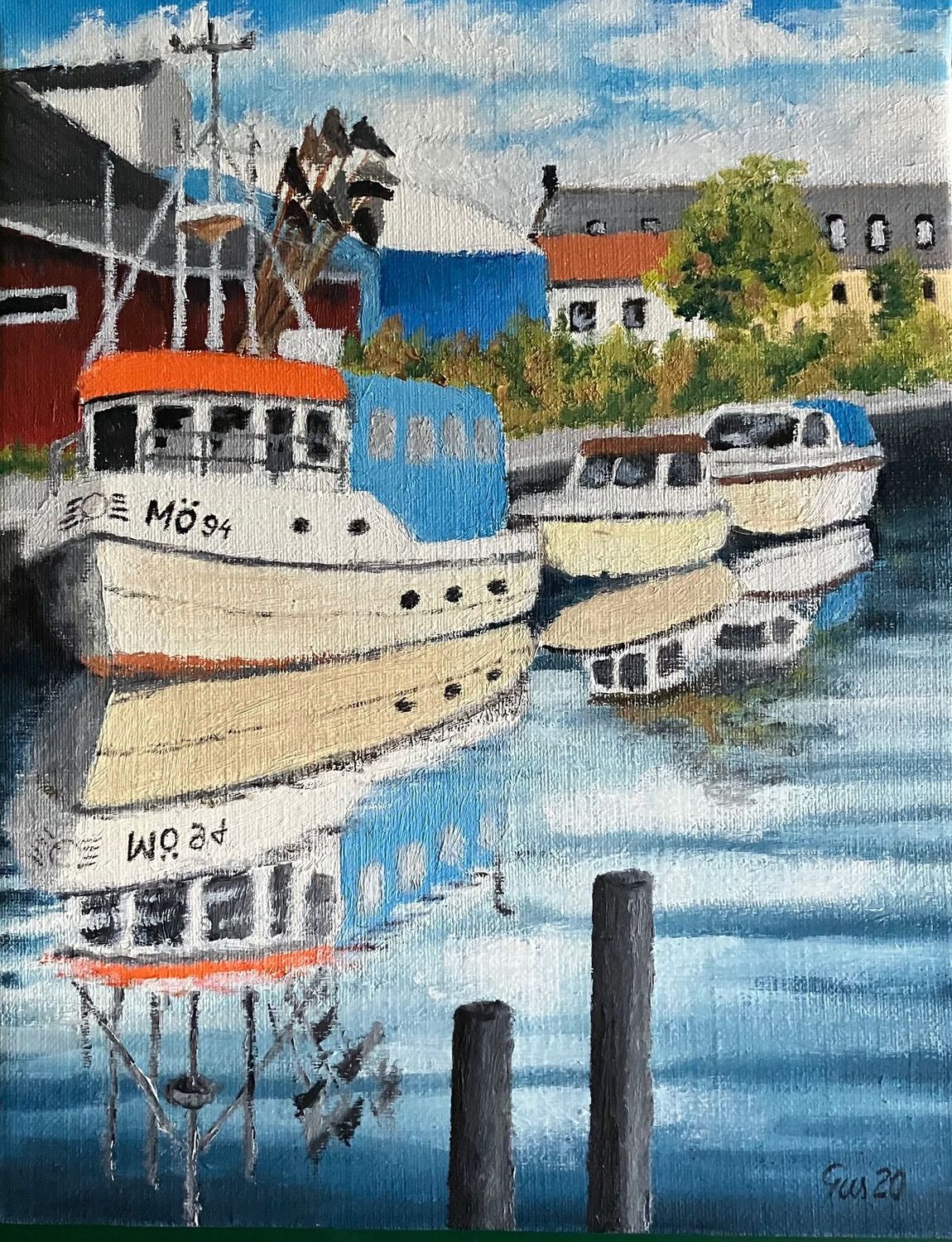 Fiskehamnen med Emelie, MÖ 94