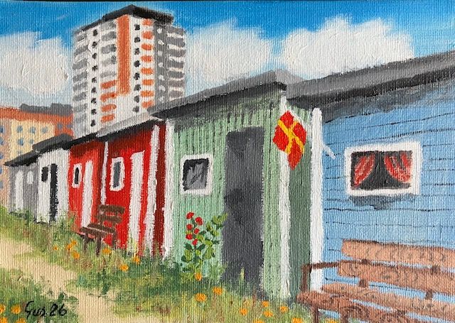 Hoddor med skånsk flagga Hoddor med skånsk flagga