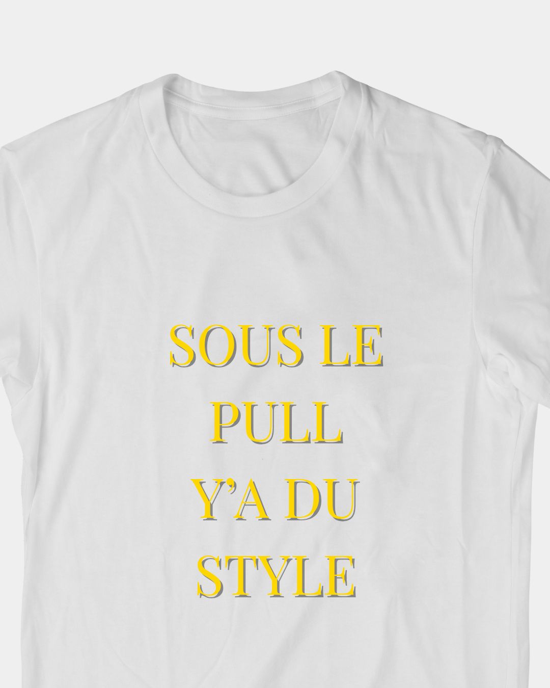 T-shirt &quot;sous le pull&quot;