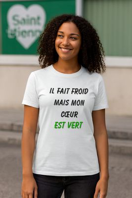Tee-shirt "coeur vert"