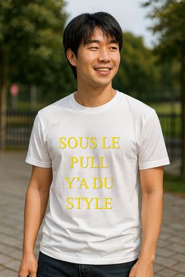 Tee-shirt "sous le pull"