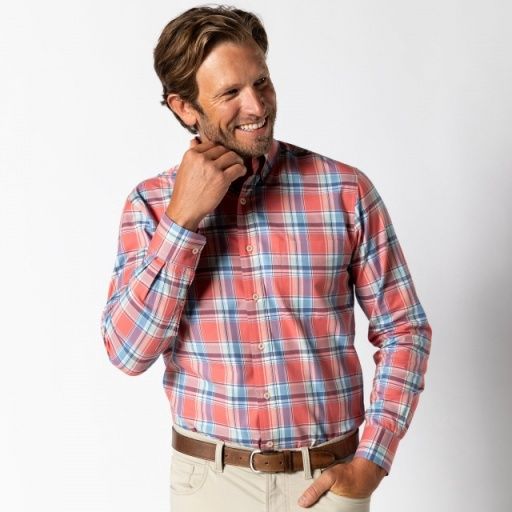 Twill Sport Shirt - Boone Plaid, Size: S