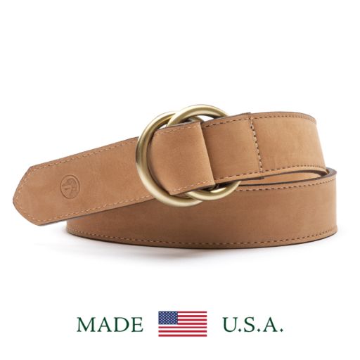 Suede O-Ring Belt, Size: XS