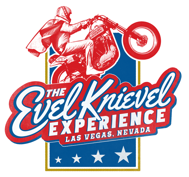 Evel Knievel Experience Wheelie Sticker