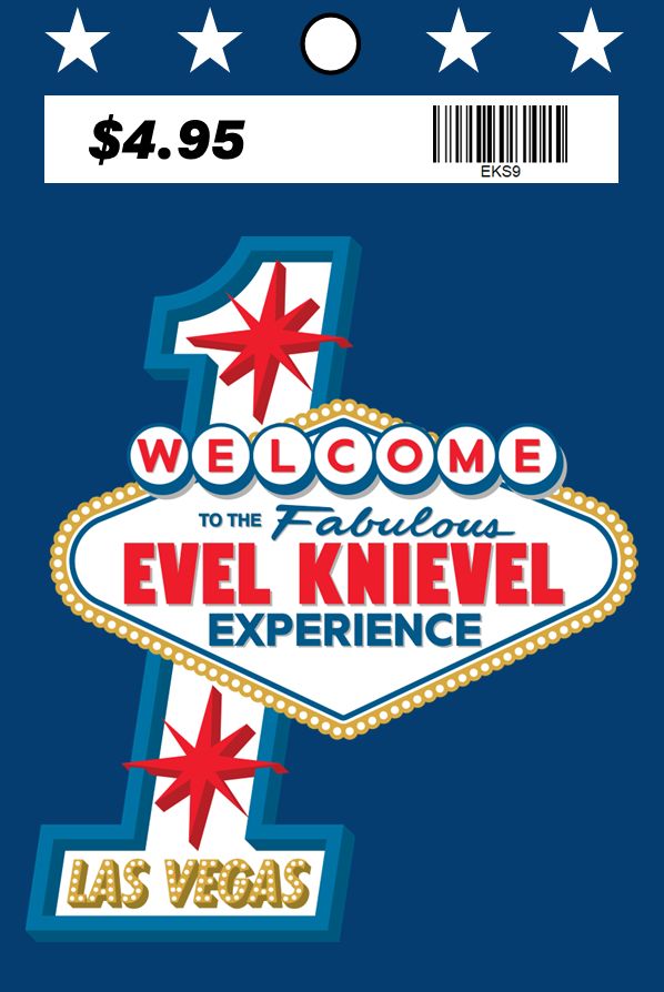 Welcome Fabulous Evel Knievel #1 Sticker