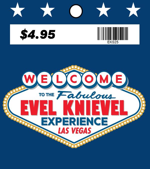 Welcome to the Fabulous Evel Knievel Experience Sticker