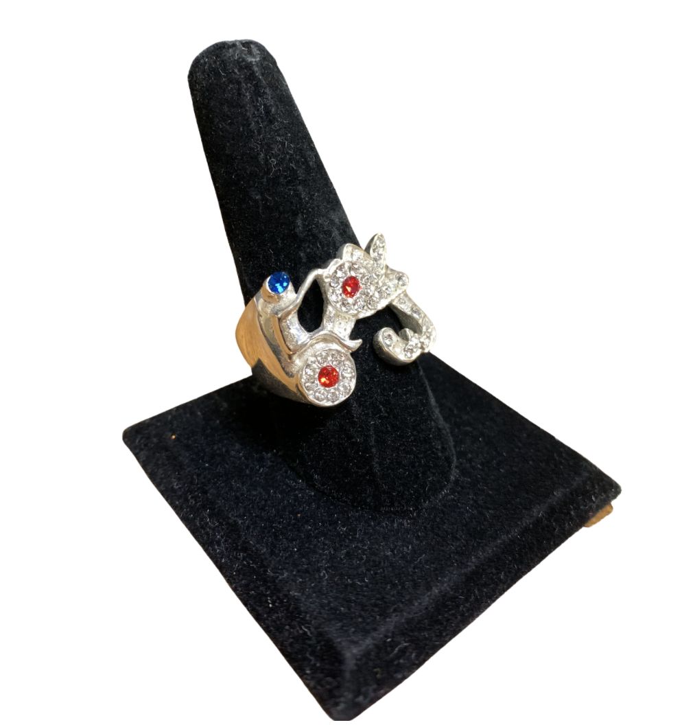The "EK  Ring" RWB Crystals