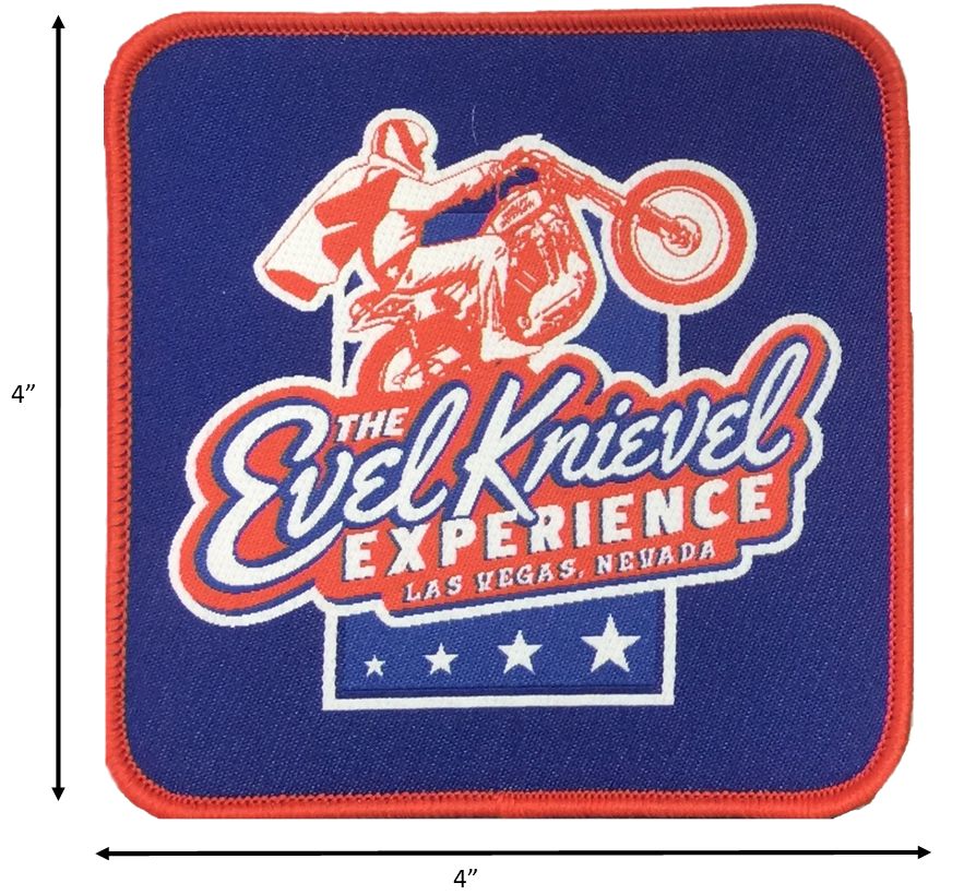 Evel Knievel Experience Wheelie Logo Patch