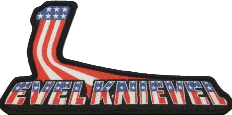 #1 Evel Knievel Stars and Stripes Patch
