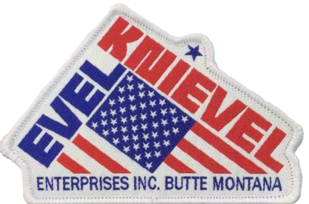 Evel Knievel Enterprises Flag Patch