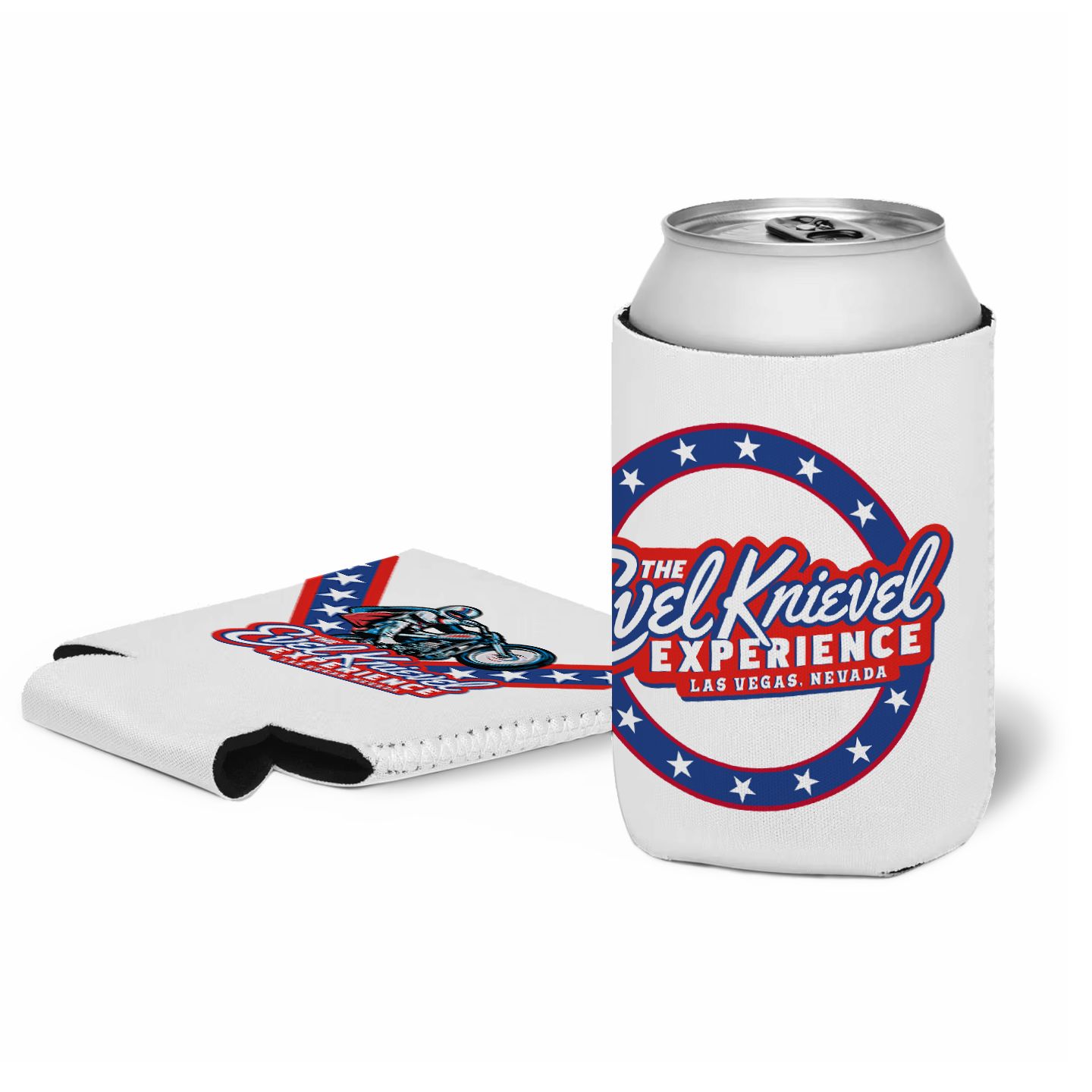 Evel Knievel Experience Can Koozie