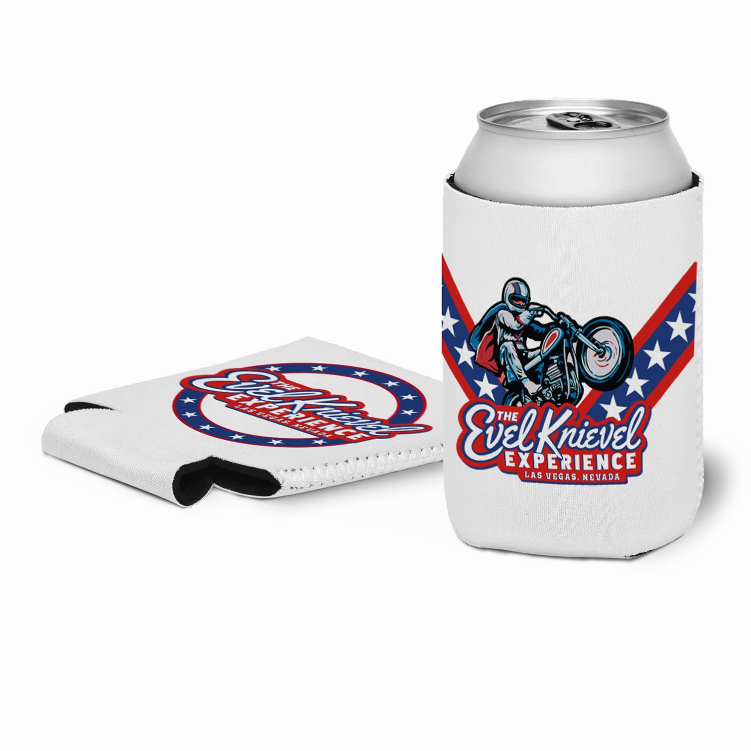 Evel Knievel Experience Can Koozie