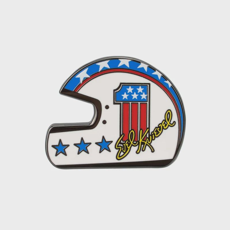 Side View Helmet Enamel Pin