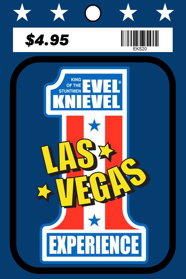Las Vegas Evel Knievel Experience #1 Sticker
