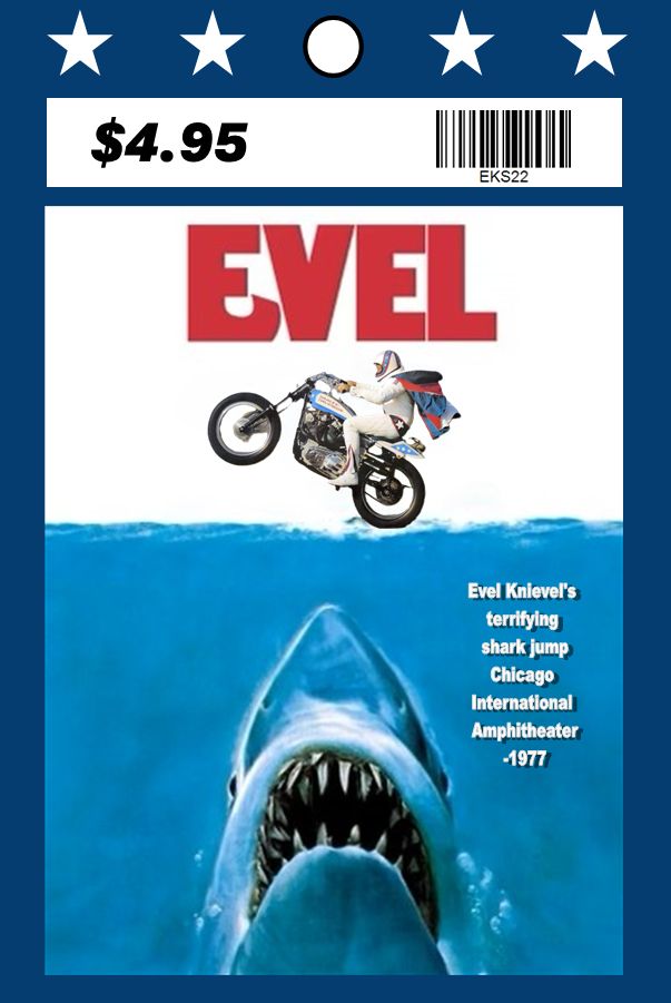 Shark Jump Sticker