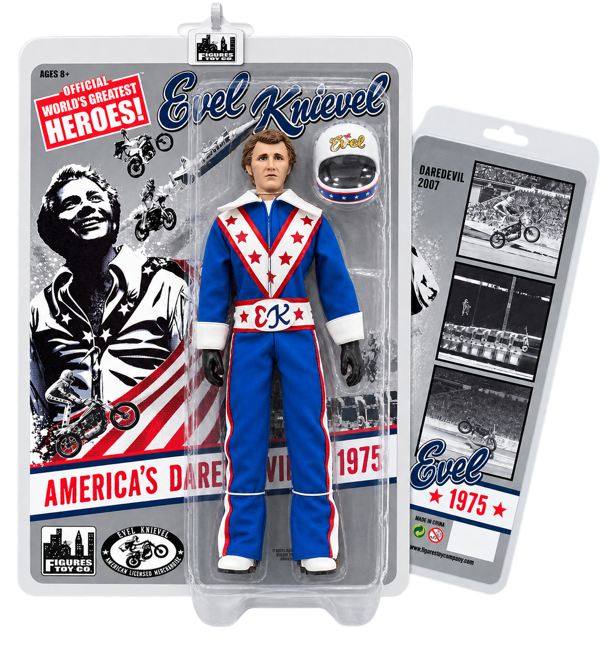 Evel Knievel 12" Action Figure - Blue Suit