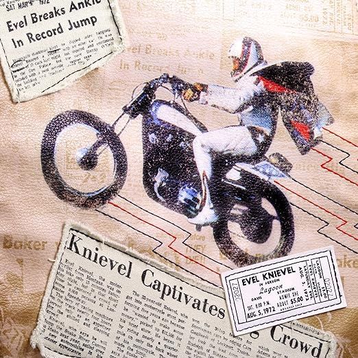 Evel Knievel Legacy Canvas Messenger Bag