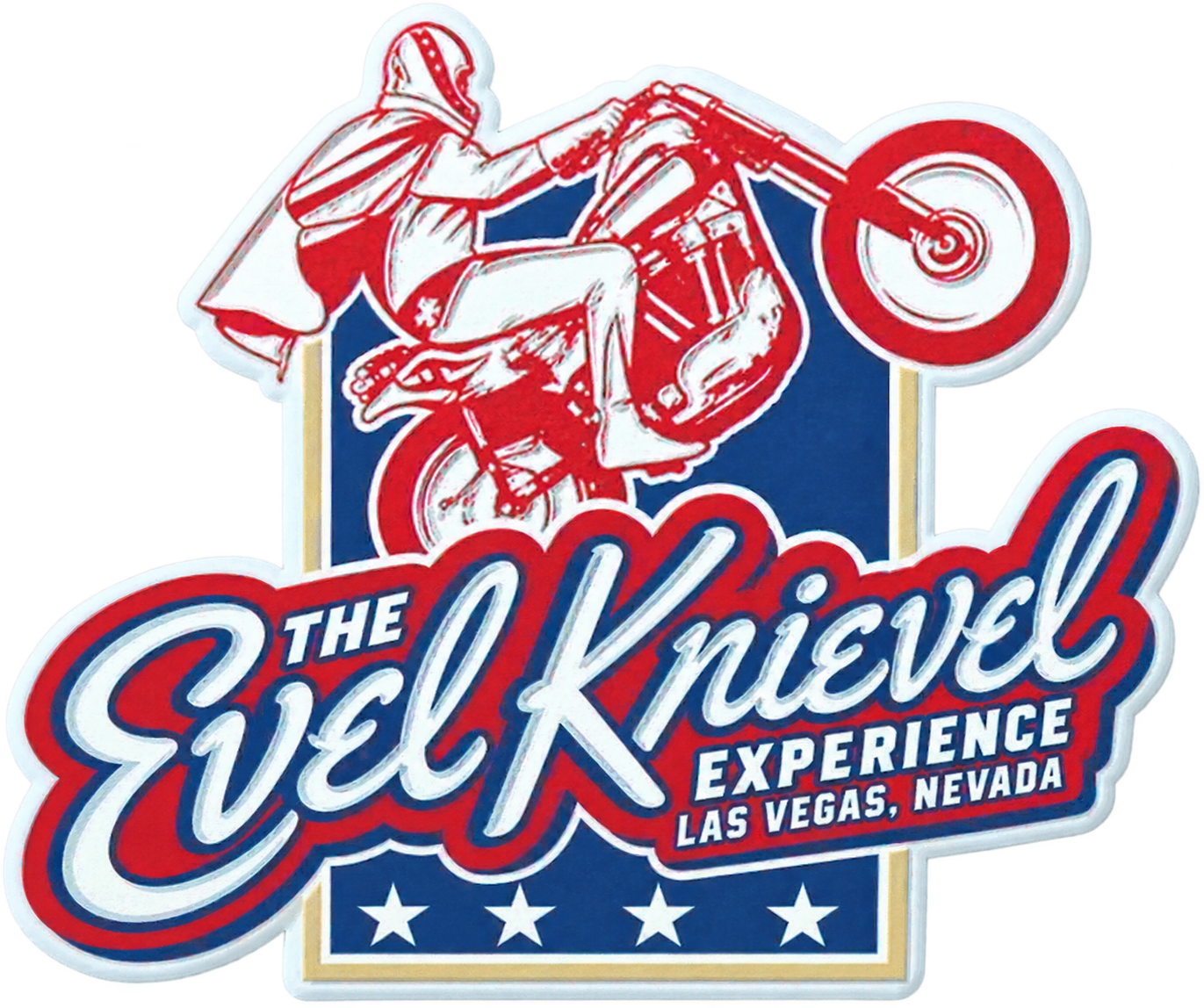 Evel Knievel Experience Logo Magnet