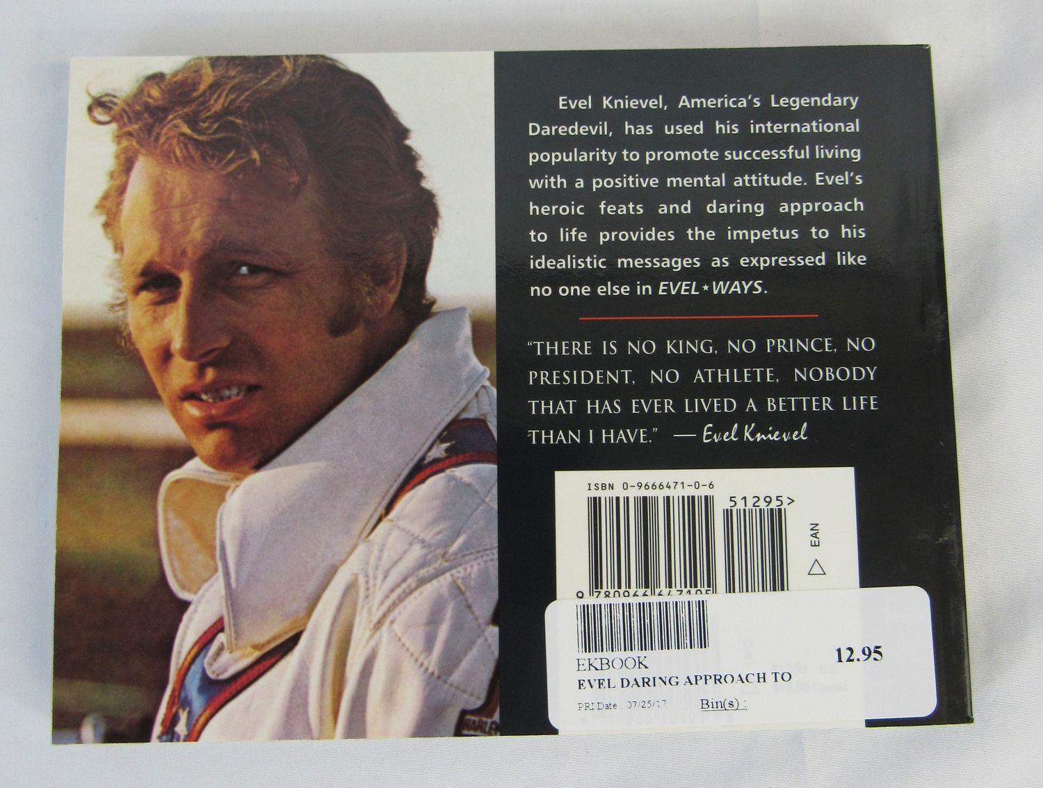 Evel Ways Book