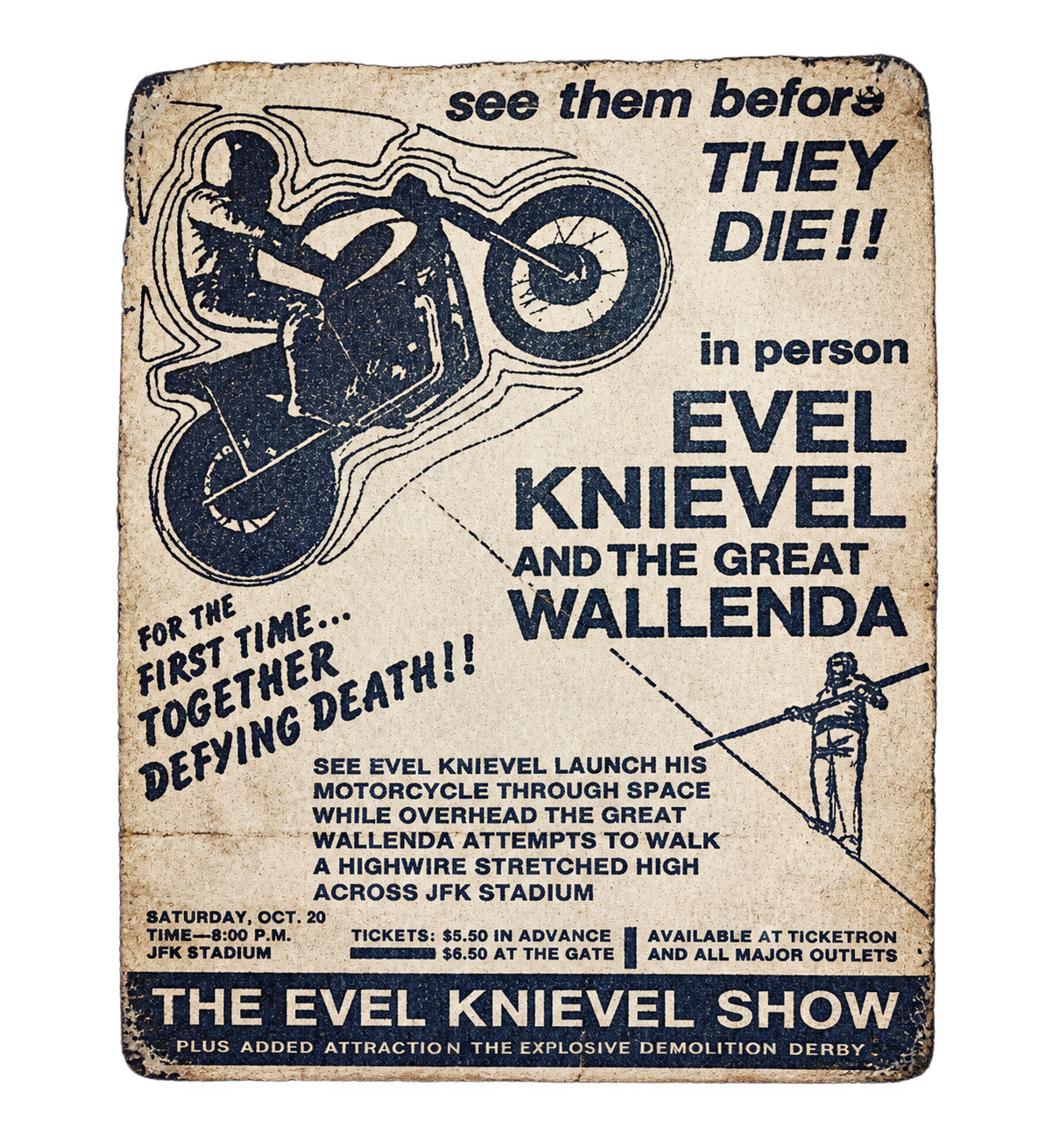 Event Poster Tin Sign