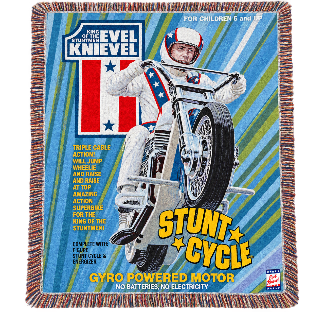 Stunt Cycle Tapestry