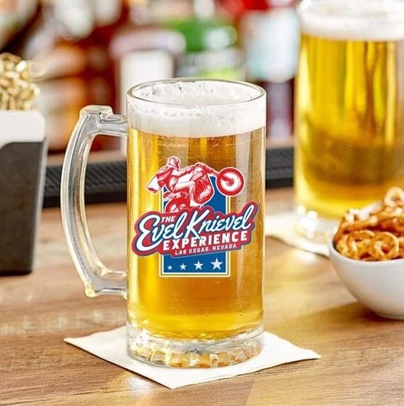 Evel Knievel Experience Beer Mug