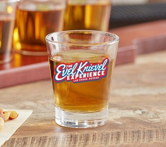 Evel Knievel Experience Shot Glass
