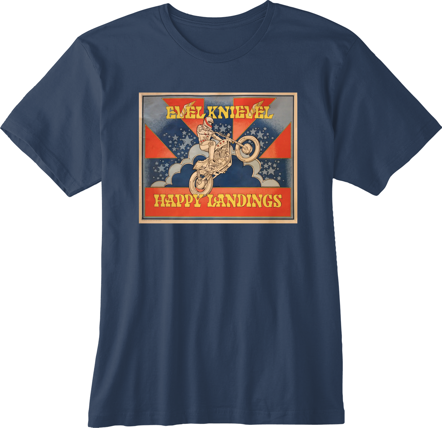 Happy Landings T-Shirt - Neptune Blue