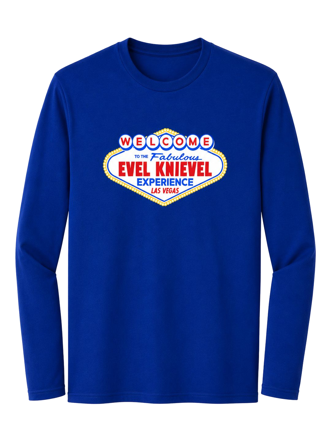 Las Vegas Sign - L/S T-Shirt - Deep Royal
