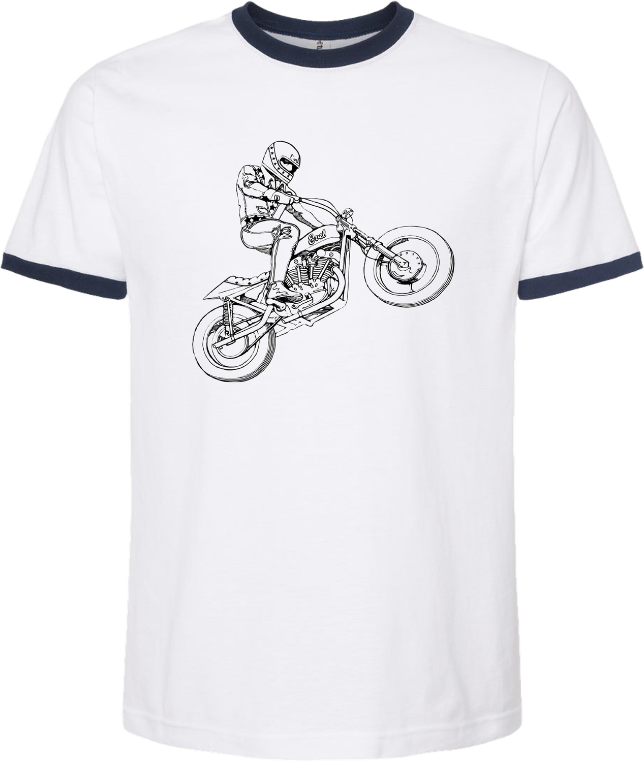 Outline Ringer - T-Shirt