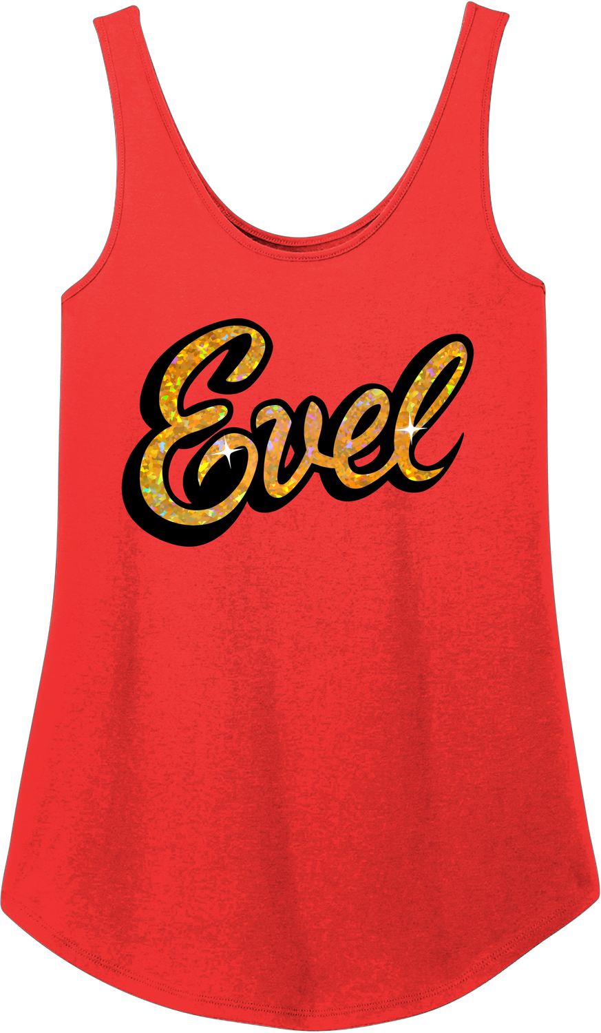 Evel Script Women's Tee Tank