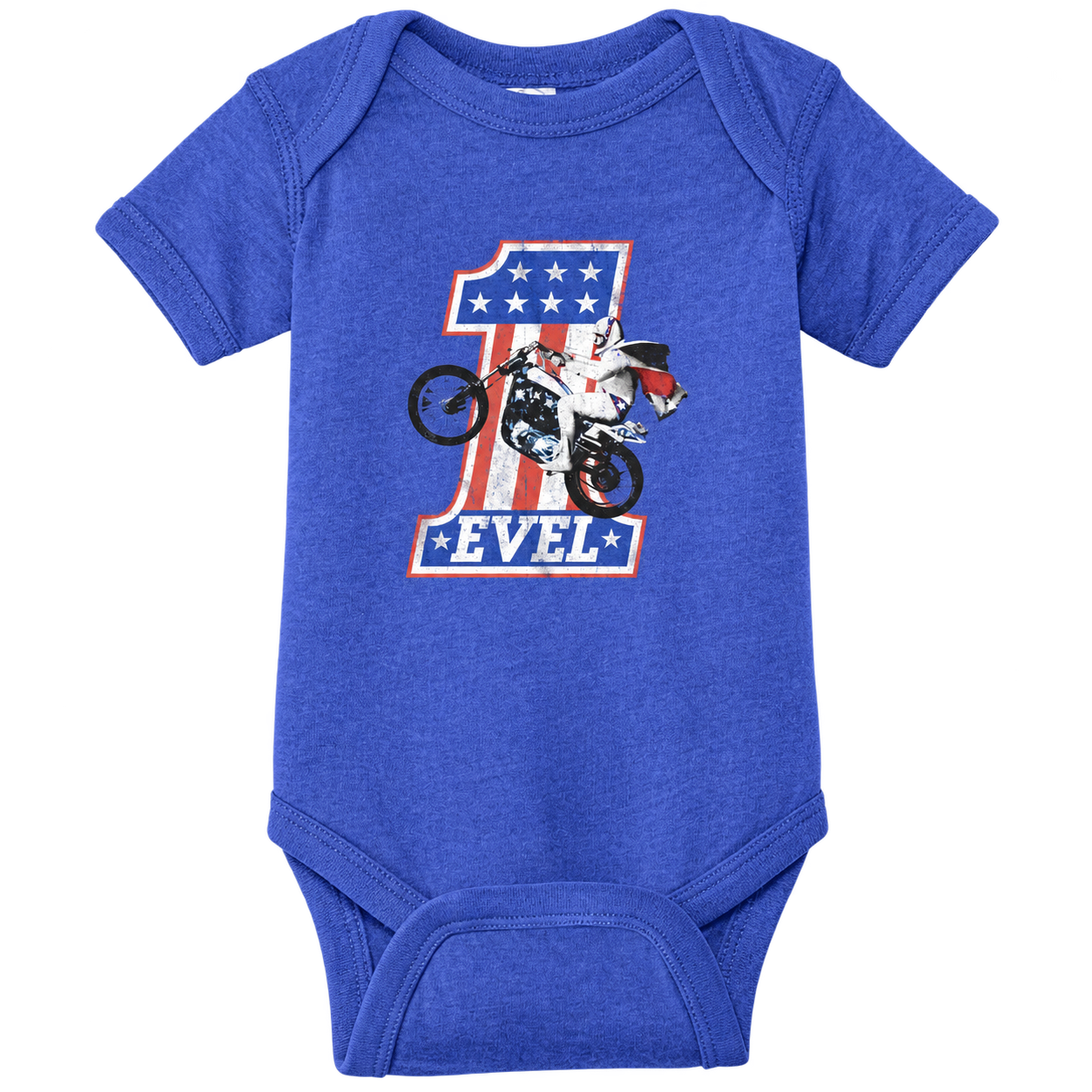 Evel Knievel Wheelie Onesie