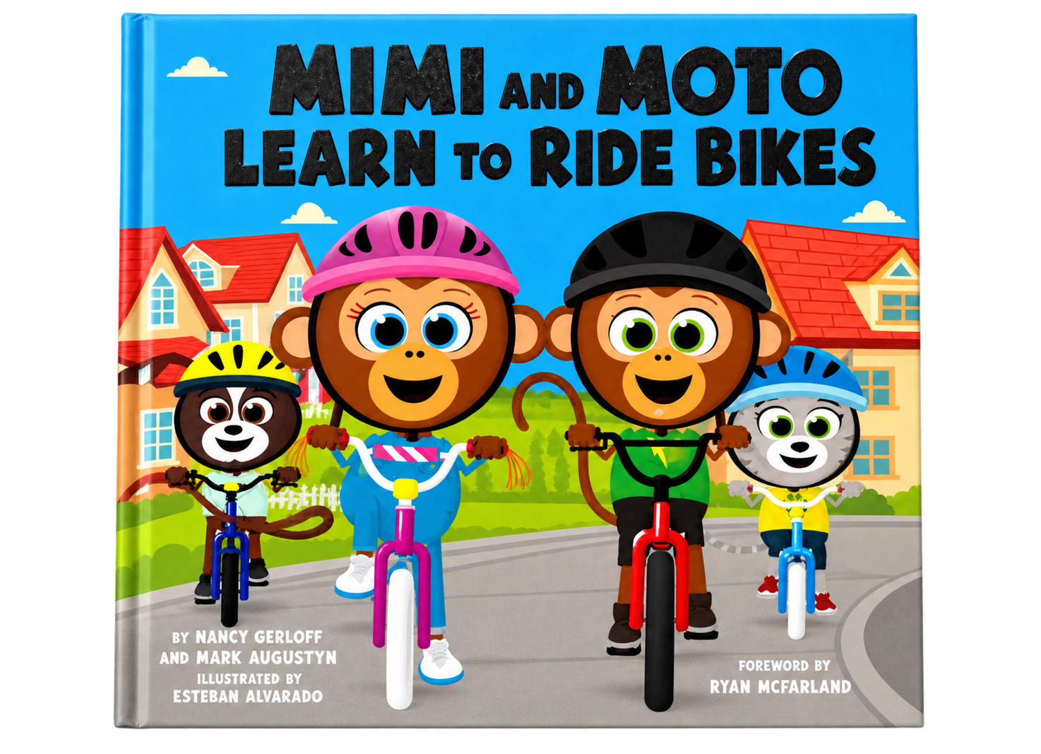 Mimi and Moto Learn To Ride Bikes