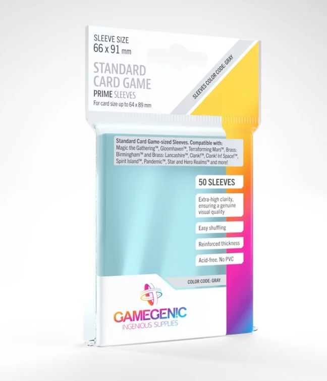 Prime Sleeves 50 ct - Clear GG