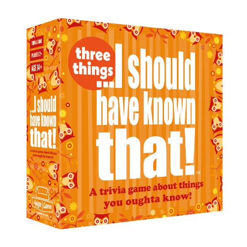 I Should Have Known That! - Three Things