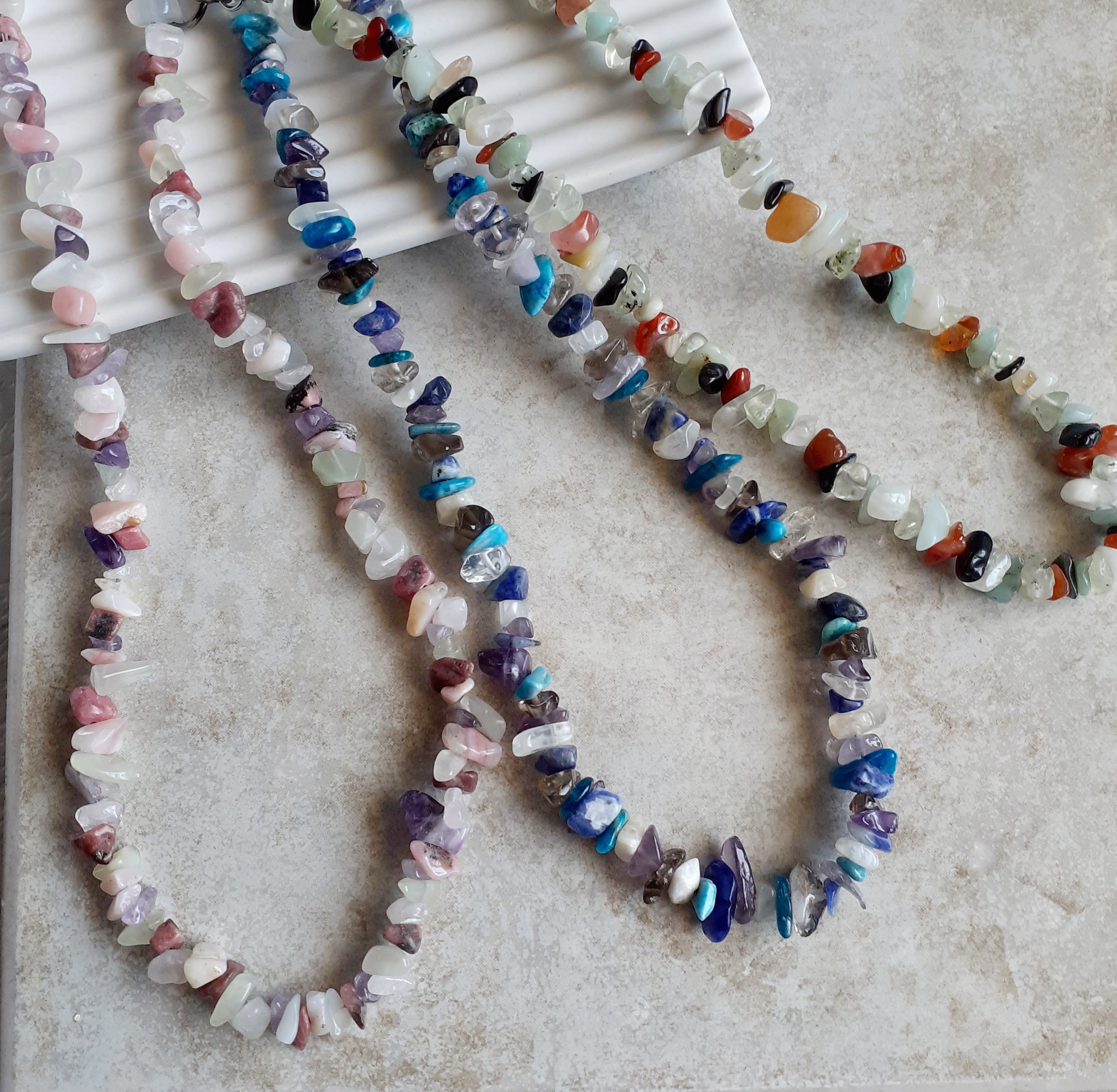 Blended Crystal Necklace Hug C0001