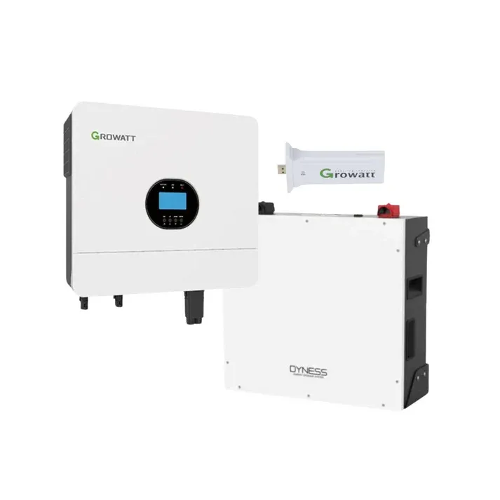 6KW MPPT 100A Growatt Hybrid Inverter + 5.12kWh Dyness Lithium Battery Solar Back Up Combo Kit