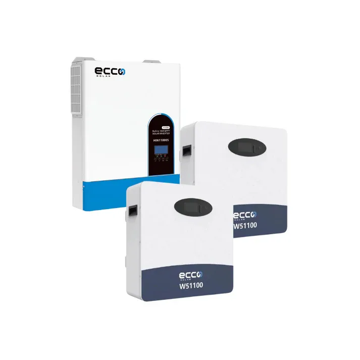 11KVA / 11000W Ecco MPPT Hybrid Inverter Pure Sine Wave + 2x 5.12kWh Ecco Lithium Battery (Wall Mount)