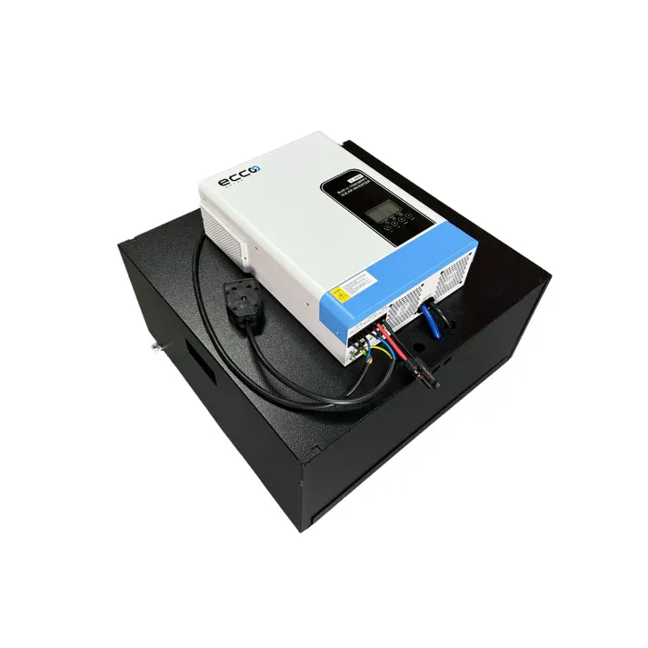 3.5KVA / 3500W 24V ECCO Hybrid Inverter Plug & Play System + 2x 2.56kWh ...
