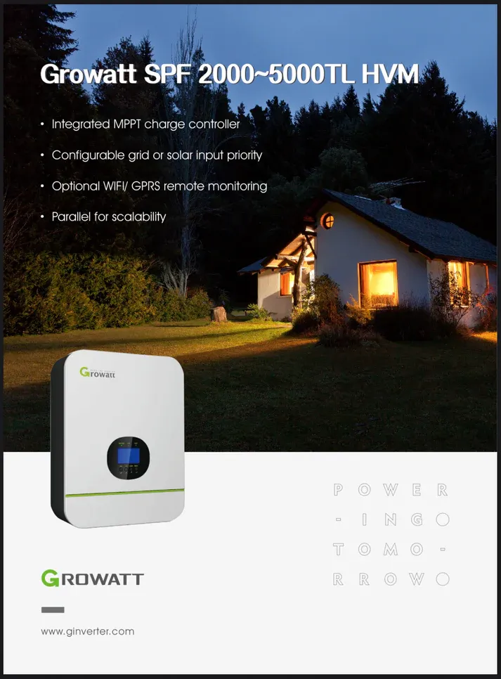 3KVA / 3000W GROWATT 24V MPPT Hybrid Inverter Pure Sine Wave + WIFI