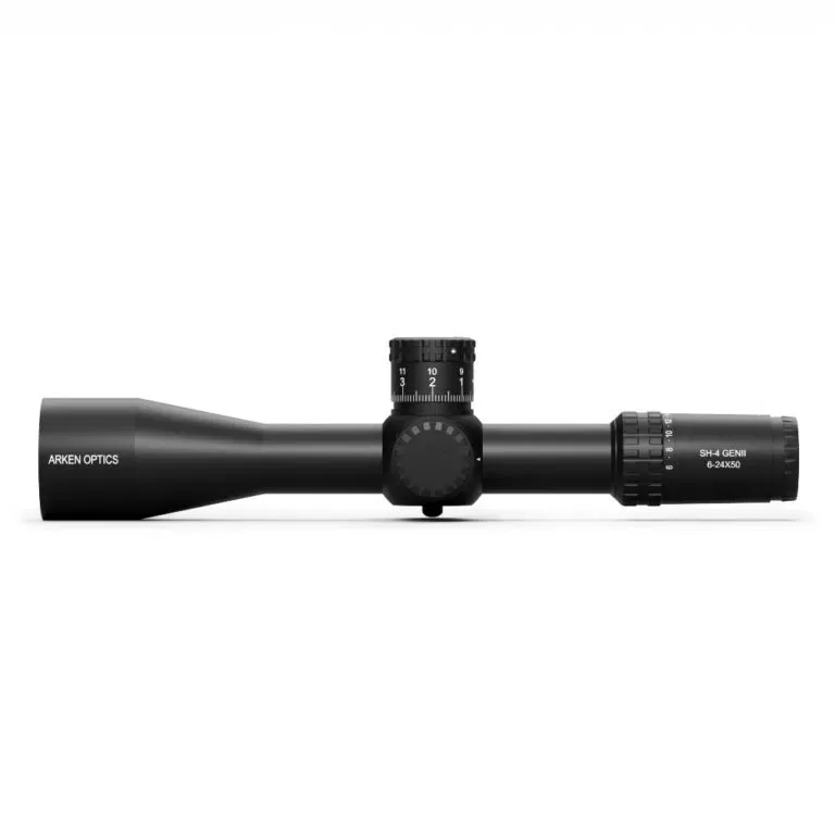 ARKEN SH4 4-16X50 GEN2 FFP MIL VPR Illuminated Reticle with Zero Stop – 34mm Tube