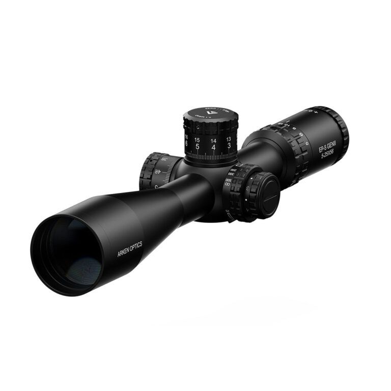 Arken Optics EP-5 GENII 5-25×56 FFP Illuminated VPR/TOR — Zero Stop — 34mm Tube