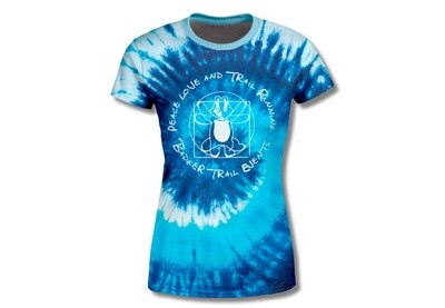 Peace Love and Trail Tech Tshirt LADIES FIT