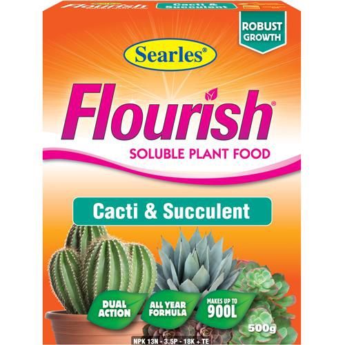 SEARLES FLOURISH CACTI &amp;amp; SUCCULENT PLANT FOOD 500G