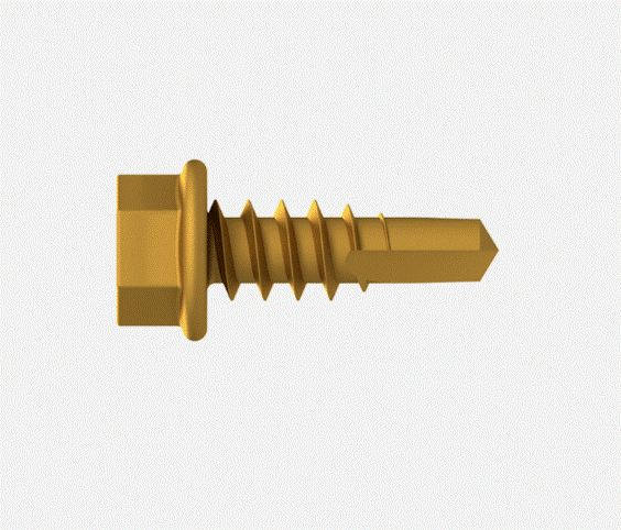 Tek Screw Zinc - Weathering Steel