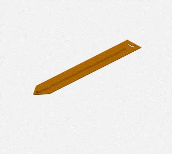 Pegs set of 3 Weathering Steel